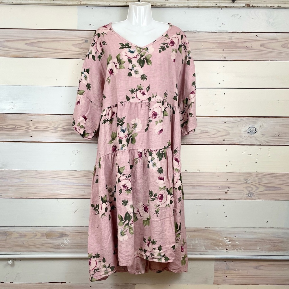 100% linen dress